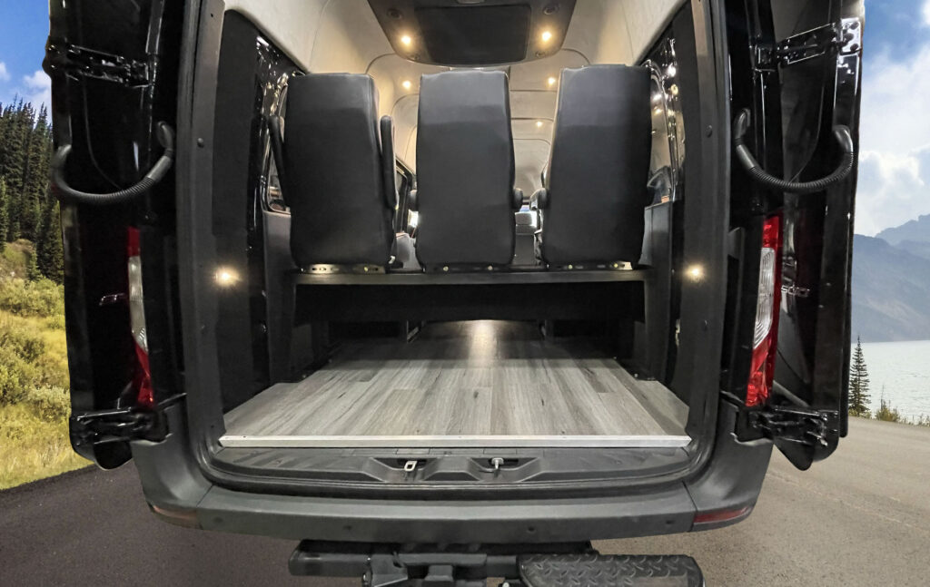 Thirteen Passenger Transporter Custom Luggage/ Cargo Area