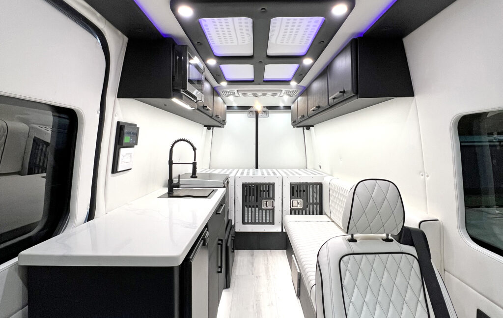 K-9 Rescue Unit Conversion Interior