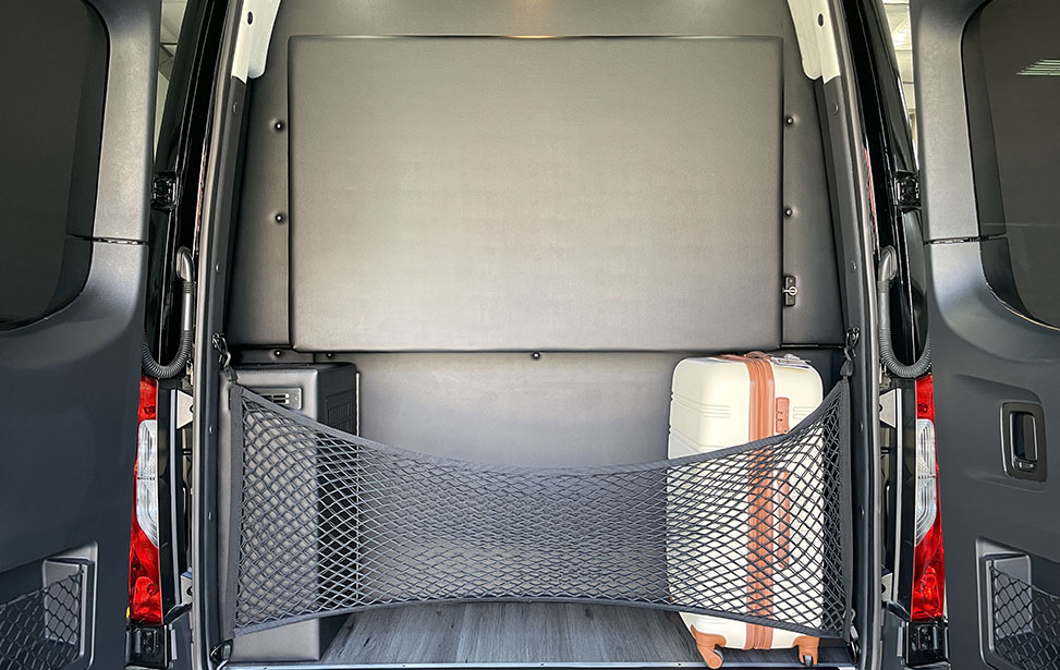 Custom Luggage/Cargo with Removable Netting