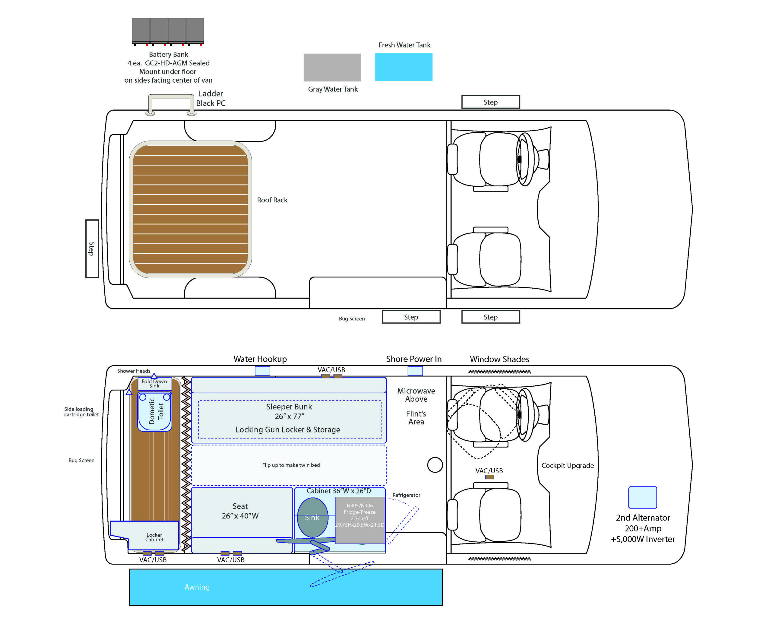 Floor Plans - Hunting and Fishing Conversion