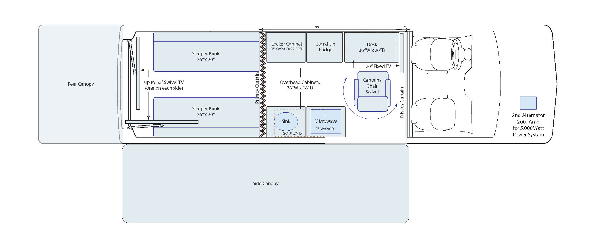 Floor Plan - Mobile Oilfield Site Monitoring Office