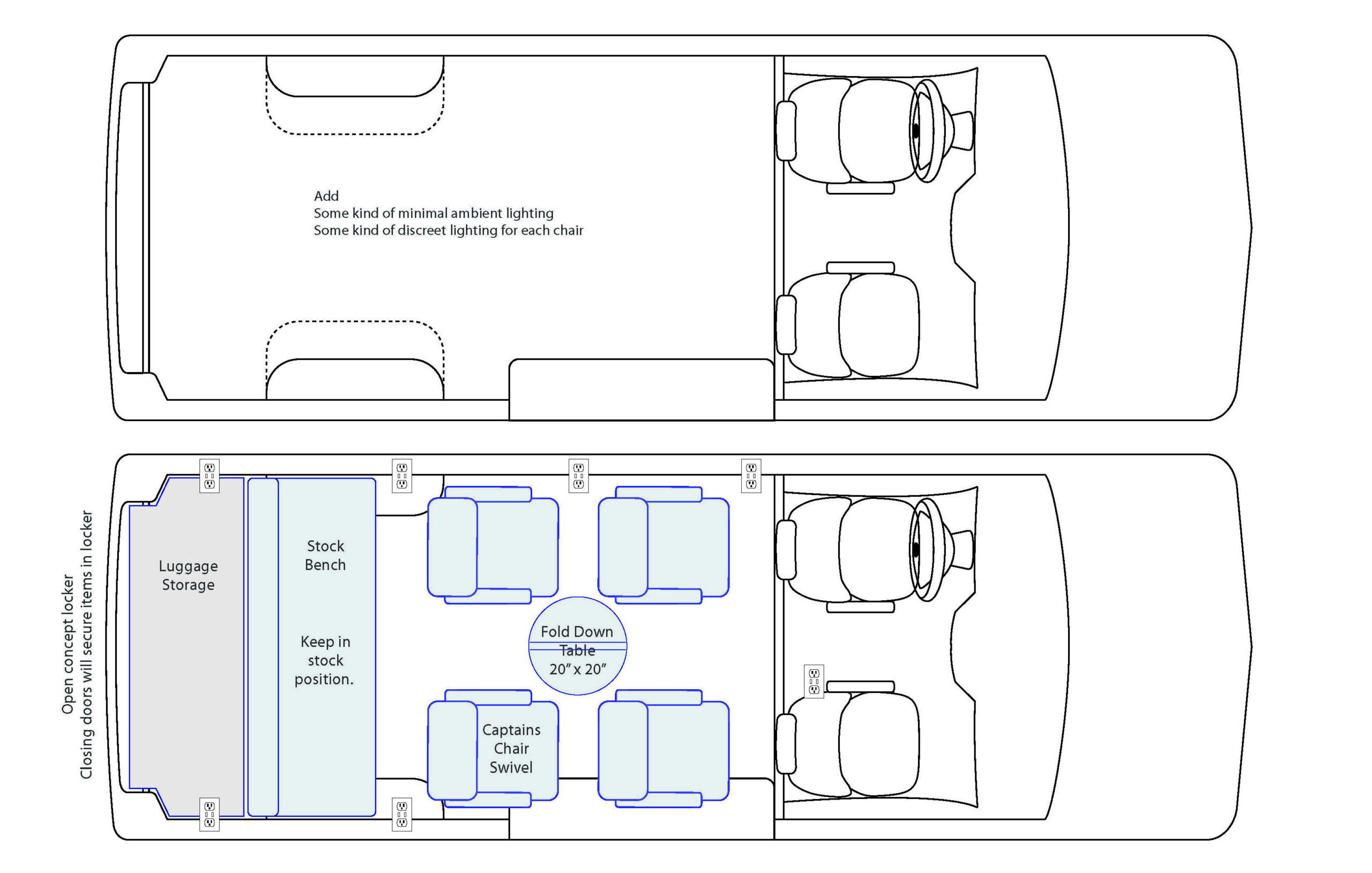 Floor Plan - Sports Travel Conversion